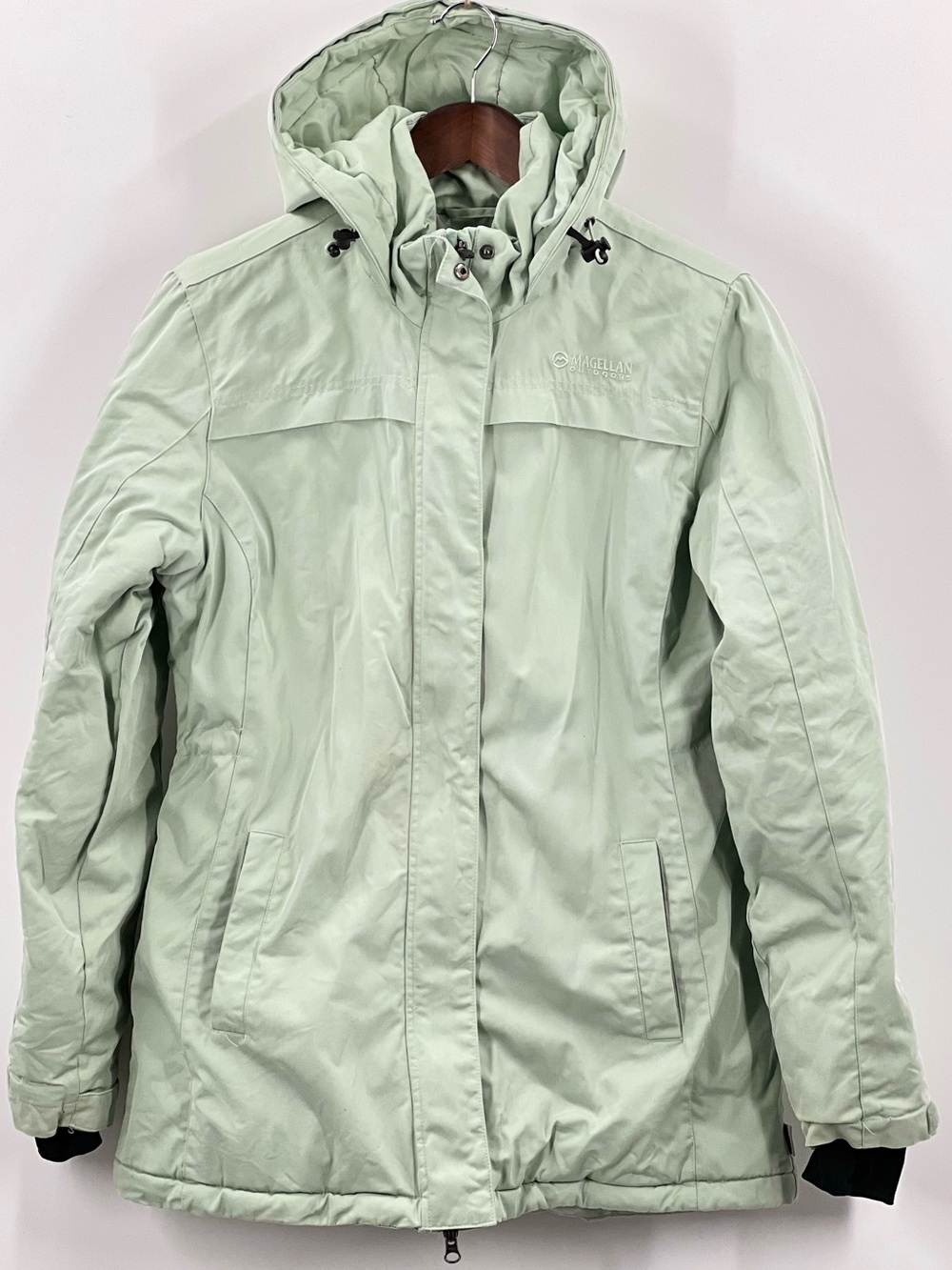 179 Magellan Outdoors Light Mint Hooded Ski Jacket